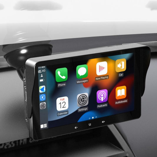 7 Inch Display Car Wireless CarPlay Suction Cup Universal