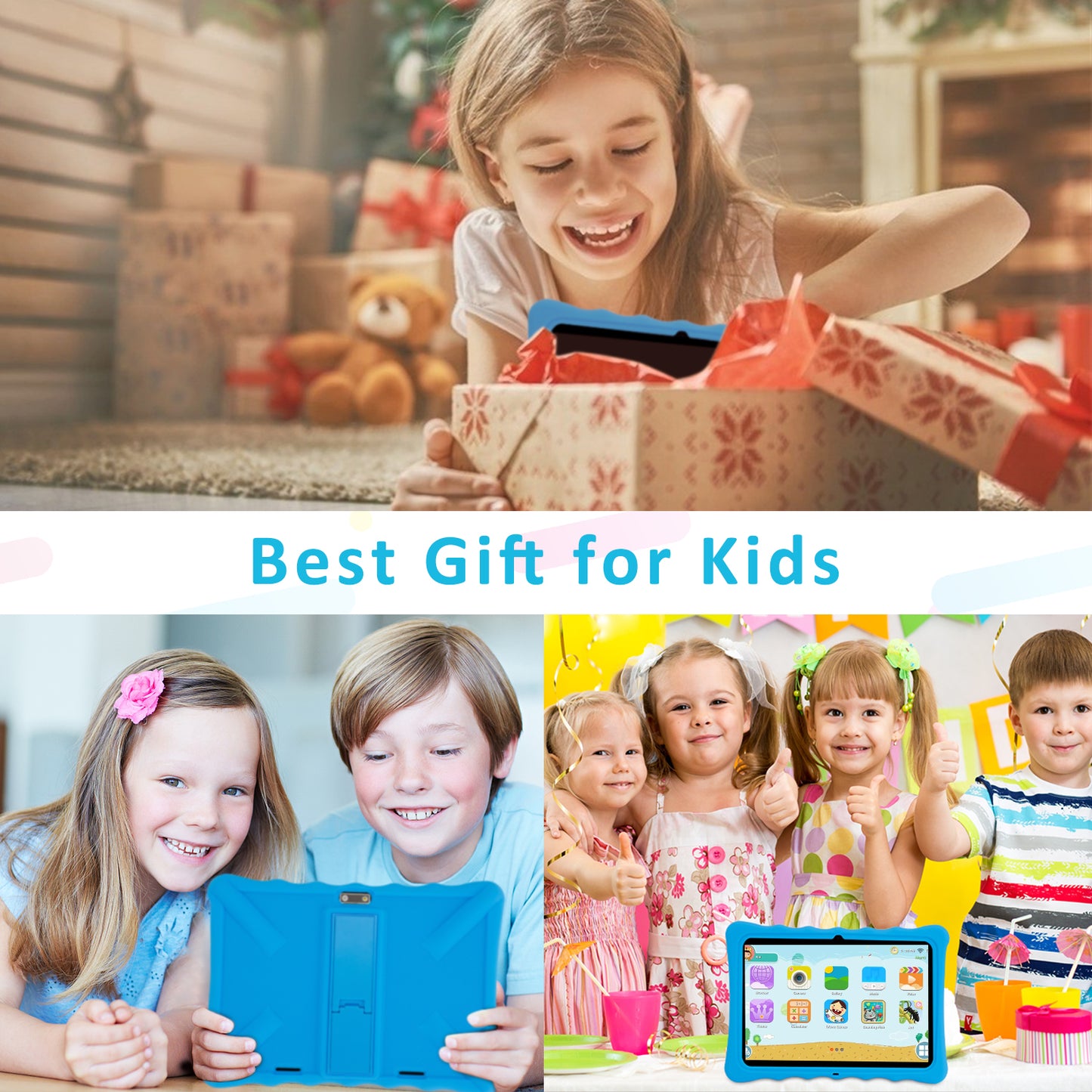 10 Inch Kids Android Tablets With 3G Sim Card 2+32GB
