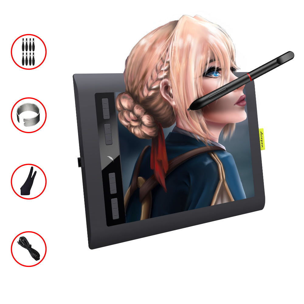 10X6 Inch Big Drawing Tablet With Pen