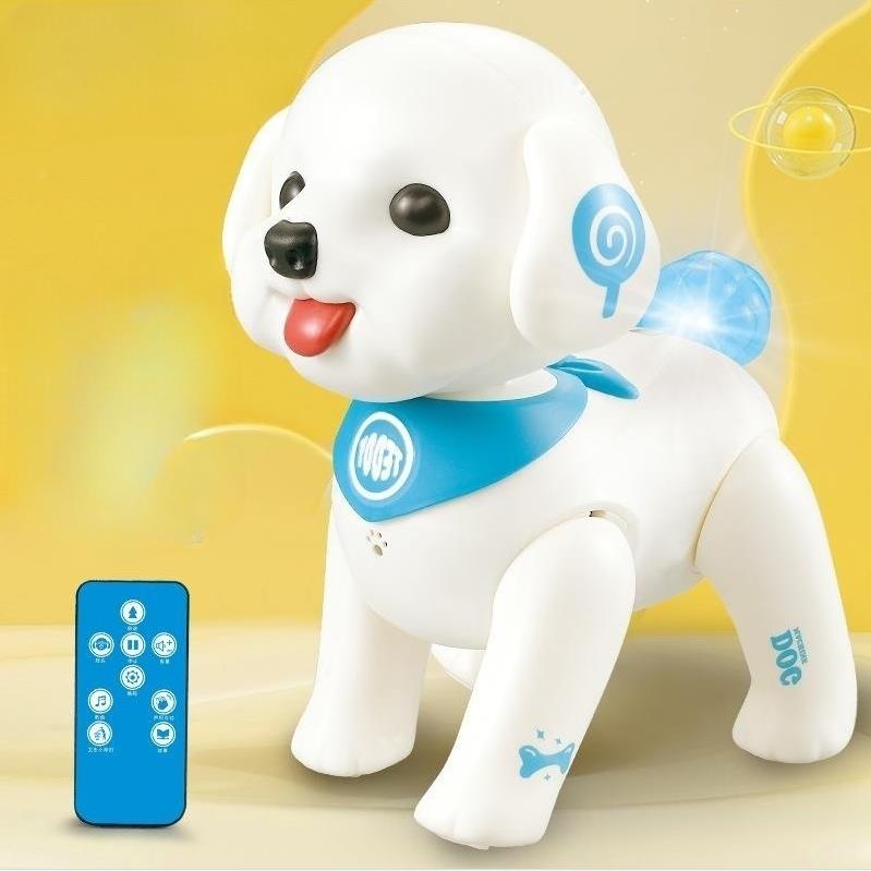 Children's Electric Lighting Pet Dog Intelligent Programming Voice Controlled Singing and Dancing Teddy Toy Gift