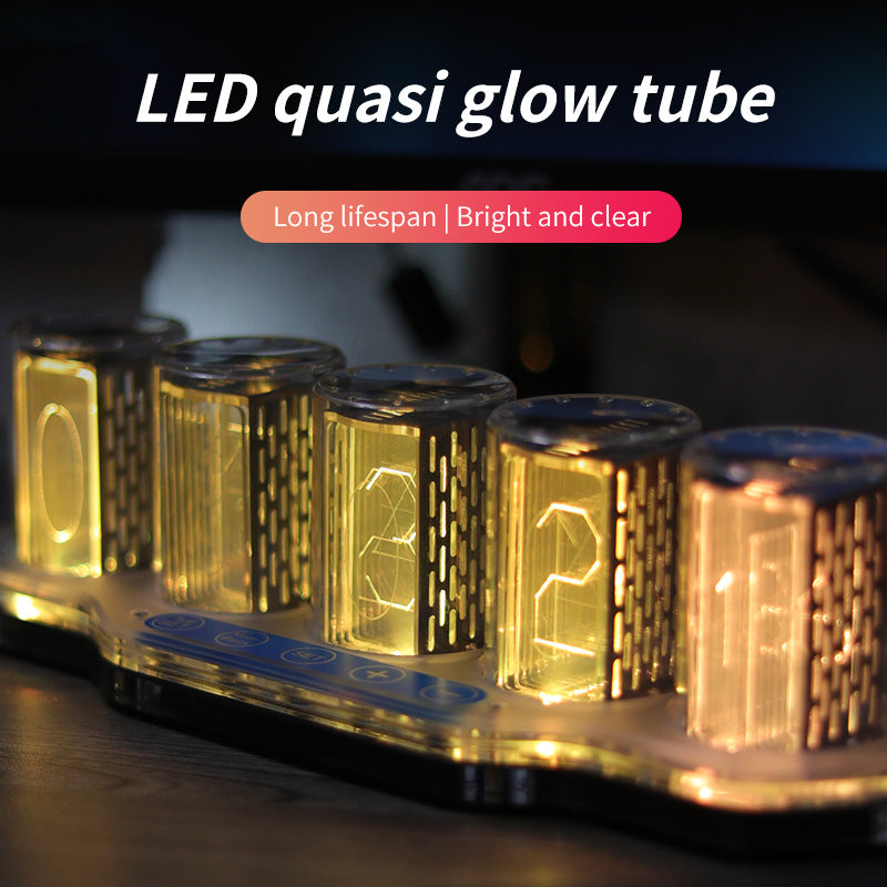 RGB digital tube clock
