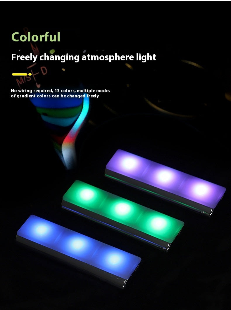 Car Atmosphere Light Car Interior Retrofitting Wireless Magnetic Led Atmosphere Light