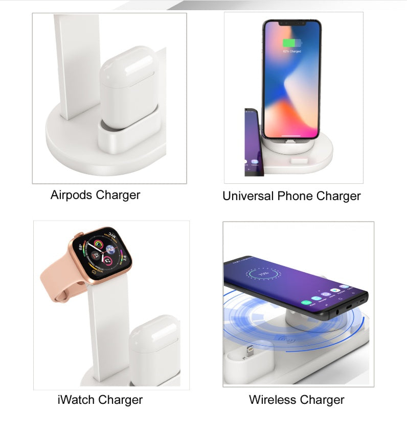 3 in 1 wireless charging stand