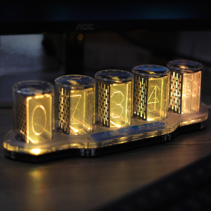 RGB digital tube clock