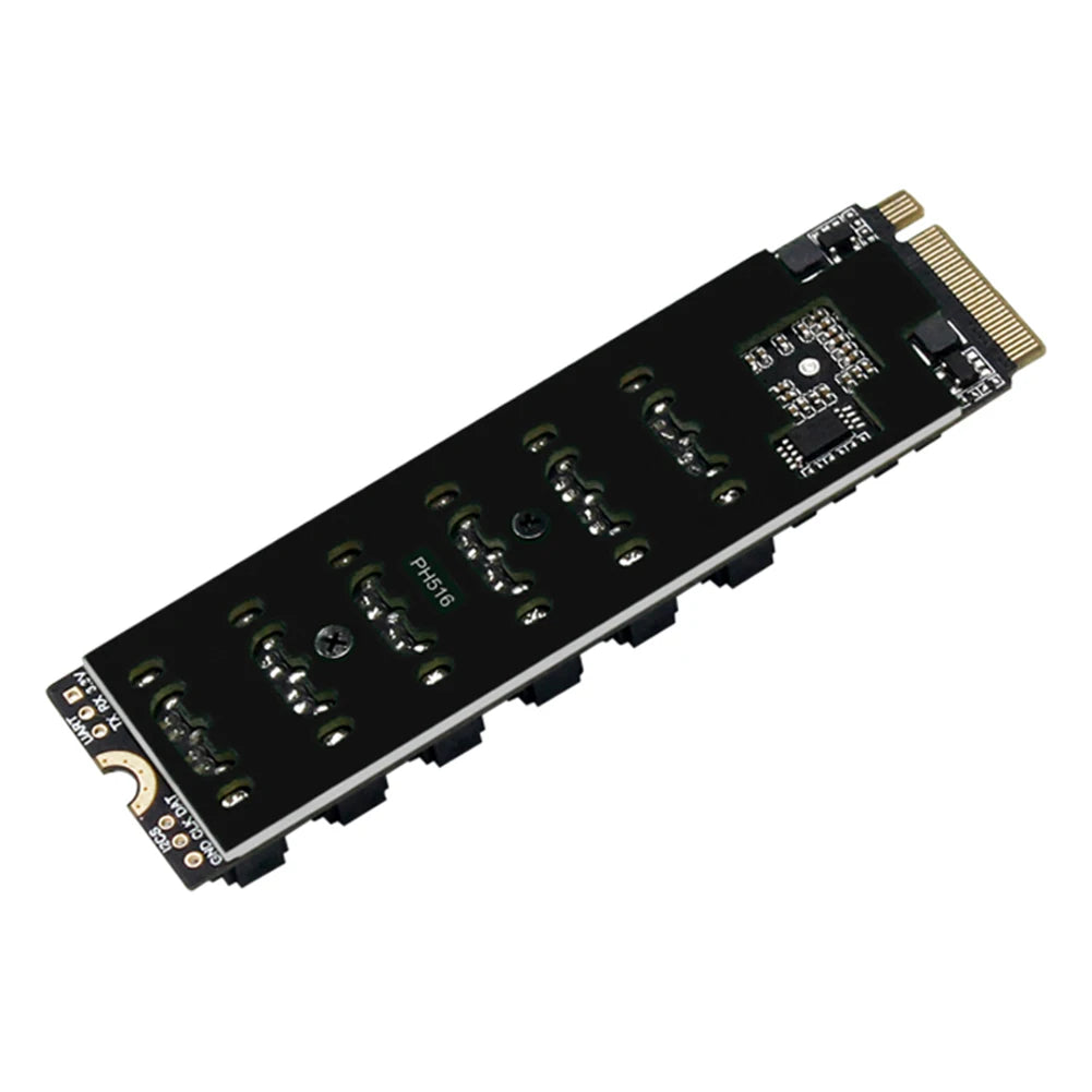 2/1PC M.2 NVME PCI-E PCIE X4 X8 X16 To 6 Port 3.0 SATA Adapter 6GB/S