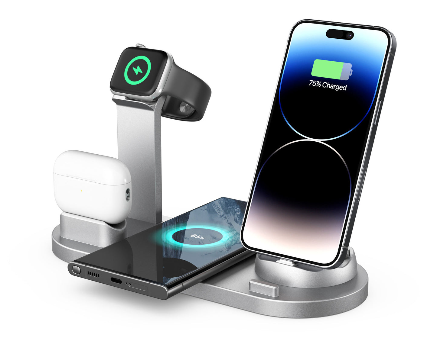 3 in 1 wireless charging stand