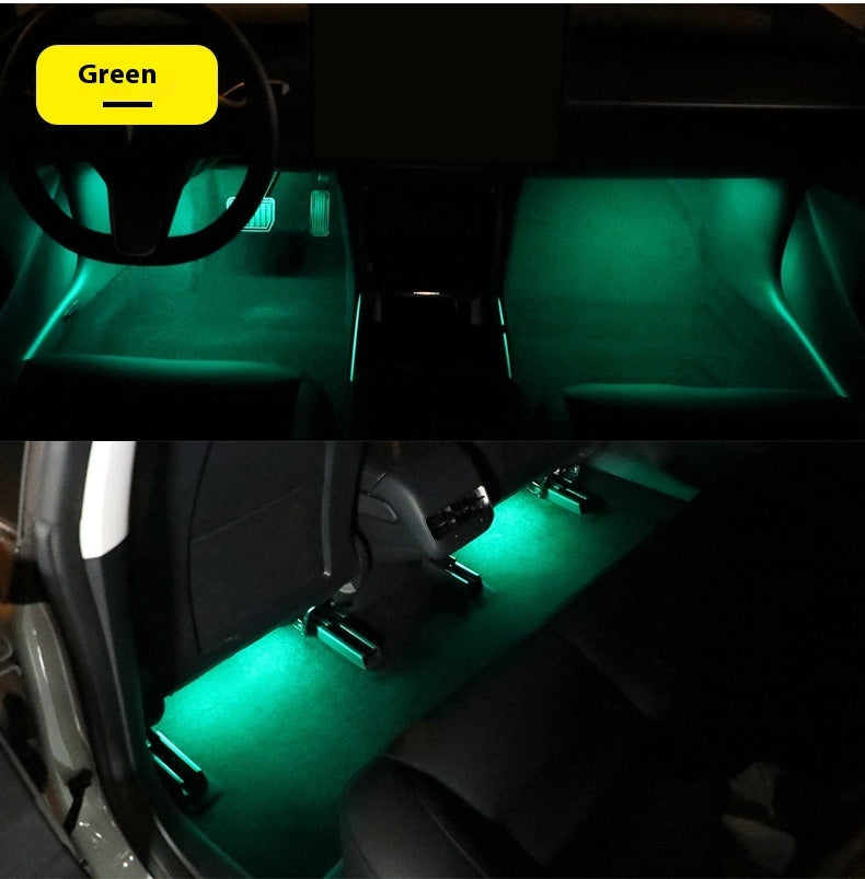 Car Atmosphere Light Car Interior Retrofitting Wireless Magnetic Led Atmosphere Light
