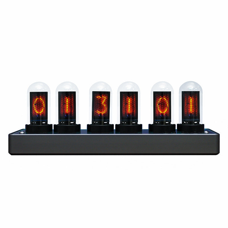 IPS color screen proposed glow tube digital clock alarm clock e-sports desktop creative ornaments cross-border e-commerce new products